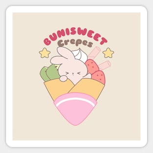 Welcome to Bunisweet Crepes Wonderland Sticker